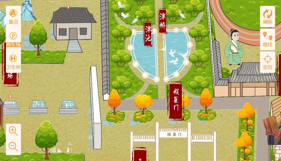 凤阳手绘地图景区语音讲解导览系统：智慧景区建设的基石